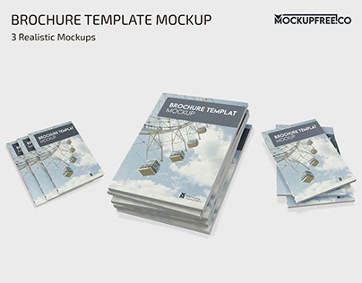 Free Brochure PSD Mockup Template