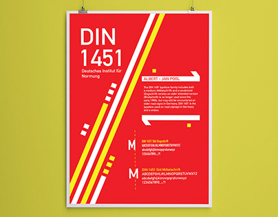 Typeface DIN 1451