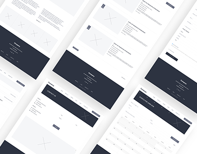 Small wireframing project for a webshop