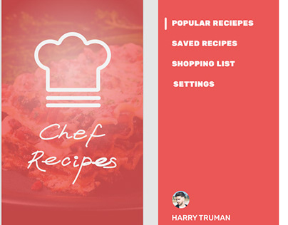 Culinary app design and prototype