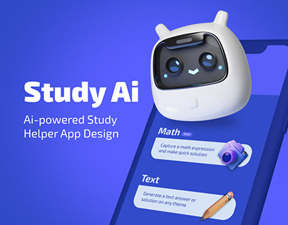 Study Ai: ui\ux & mascot design