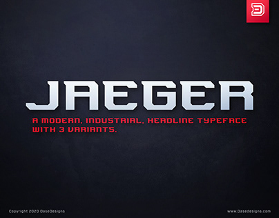 Jaeger Esports Font