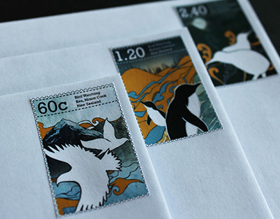 New Zealand Bird Watching Stamps
