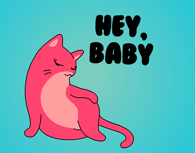 Animated Stickers Cat Pack