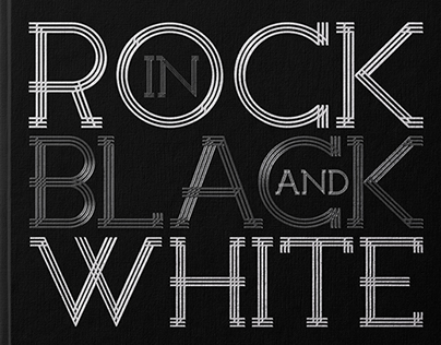 Rock In Black And White
