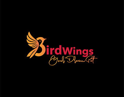 Bird wings logo design