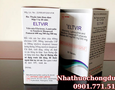 Thuốc Eltvir hỗ trợ điều trị nhiễm HIV-1