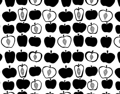 Apples - seamless repeat pattern