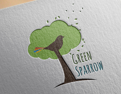 Green Sparrow NGO's Logo Design