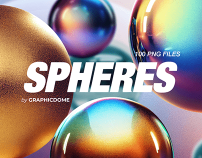 100 Spheres - High-res PNGs