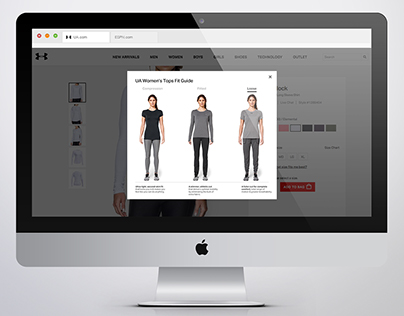 Under Armour Fit Tab Redesign