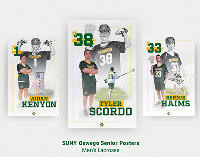 SUNY Oswego - Men's Lacrosse Senior Posters