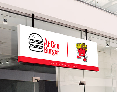 Burger Shop Sign Board Design