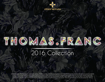 THOMAS.FRANC Collection 2016