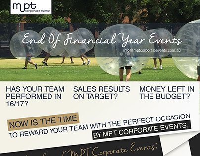 MPT Corporate events flyer
