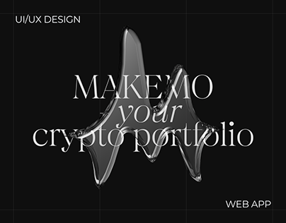 Makemo crypto-portfolio | UX/UI design | Web-app