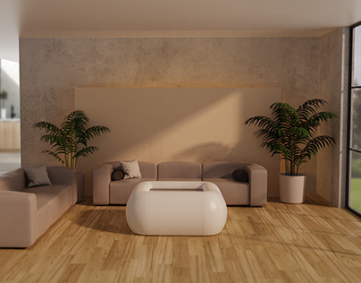 Mellow Coffee Table Rendering