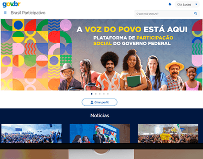 Banner plataforma Brasil Participativo