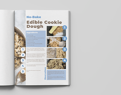 Cookie Dough Recipe Layout