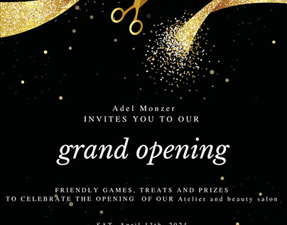 Grand opening invitation