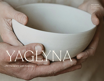 Yaglyna | E-commerce concept (ceramic store)