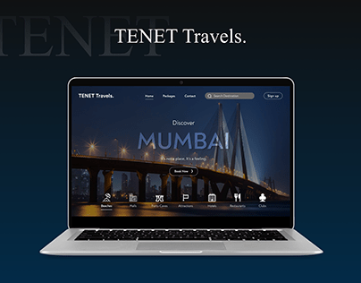 TENET Travels - Web Design Case Study