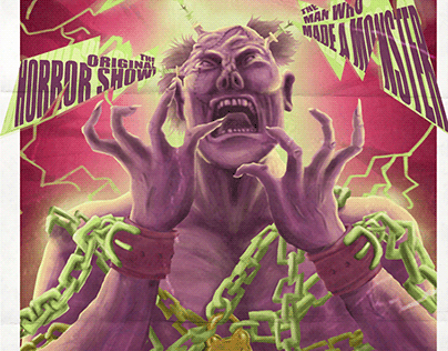 Frankenstein Poster 50's Style