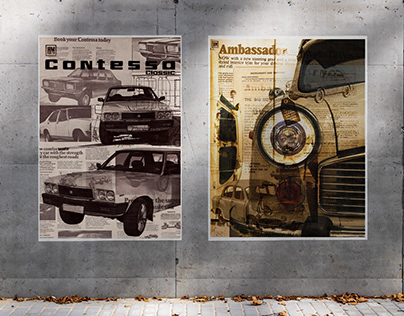 Poster Collage Series - Hindustan Motors