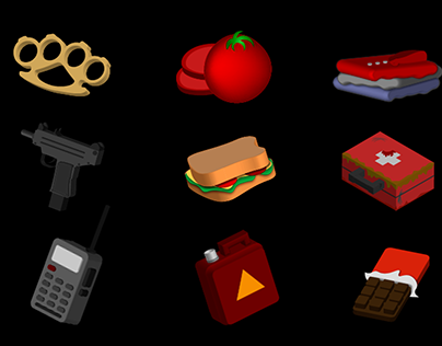 Isometric Items - game inventory