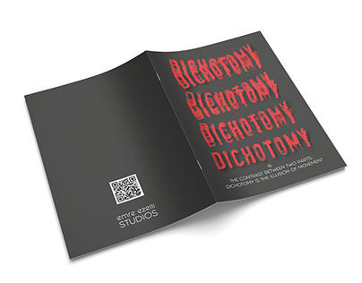 Emre Ezelli / Dichotomy Artist Book Second Print Design
