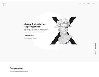 Project thumbnail - devcaioeduardo | portfolio website ui/ux