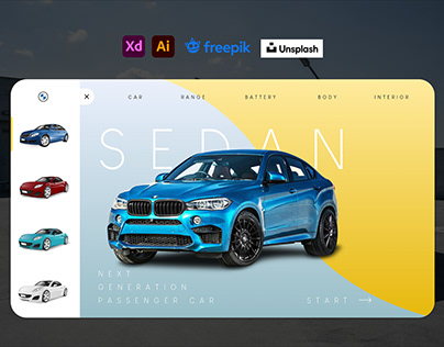 Sedan Car Website design