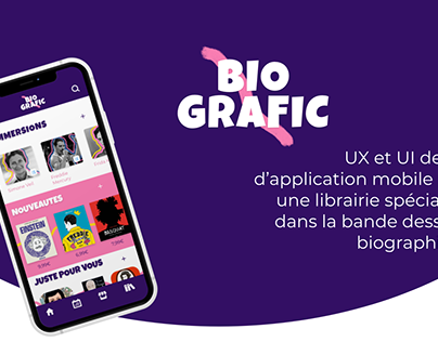 UX / UI Design - BioGrafic Librairie