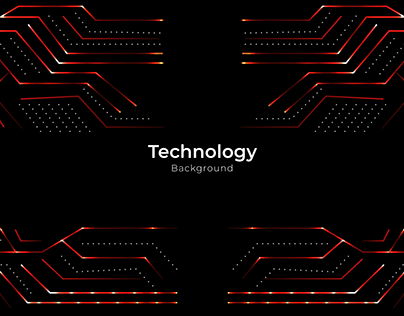 dark black and red technology abstract tech background