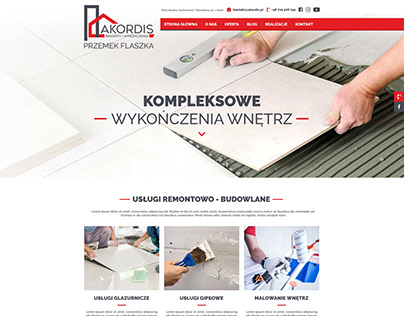 Strona internetowa firmy Akordis