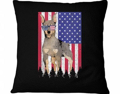 American Pit Bull Terrier Usa Flag Patriotic Dog Gift