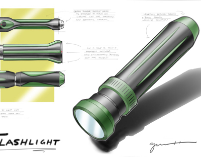Flashlight exploration sketches