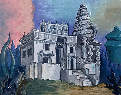 Baron Empain Palace - Background Concept Art
