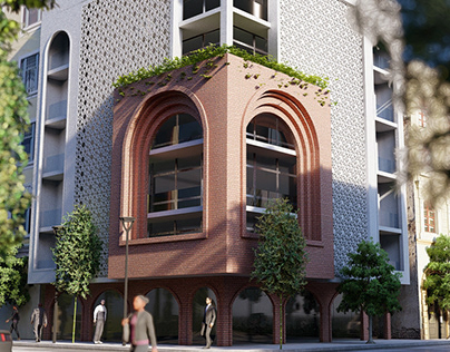 modern islamic building
