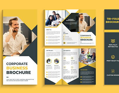 Tri-fold brochure design | Business brochure design