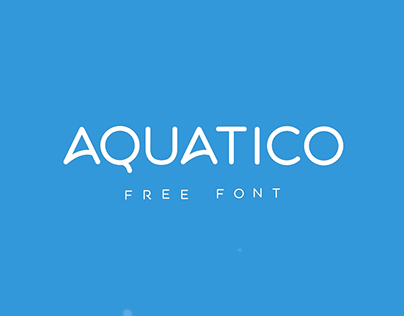 Aquatico Free Animated Font