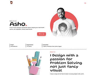 Asho.me (My personal website)