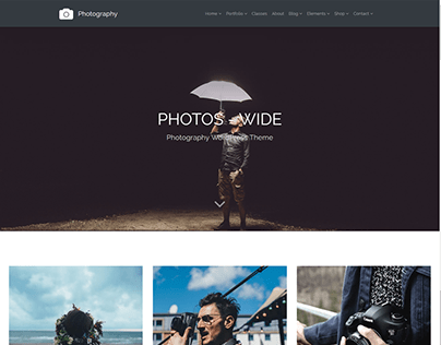 Photos - Wide - Photography WordPress Theme