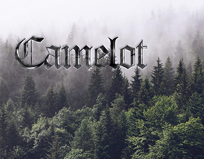 Metallic Text: Camelot