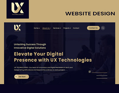 UX Technologies Website Design