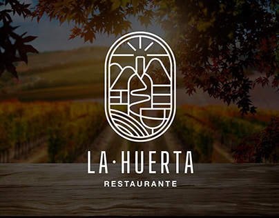 Project thumbnail - La Huerta Restaurante · Logo Design