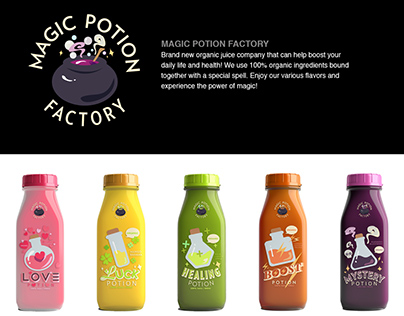 Juice label design