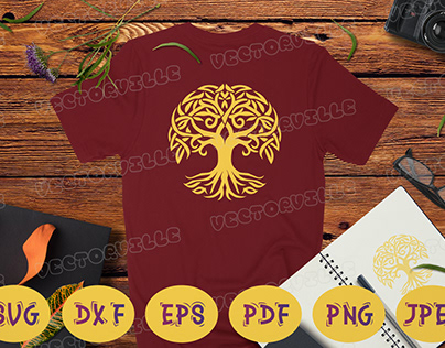 Family Tree with Branches SVG Ancestry Free Download