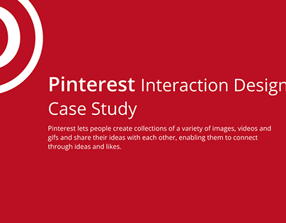 Pinterest Interaction Design