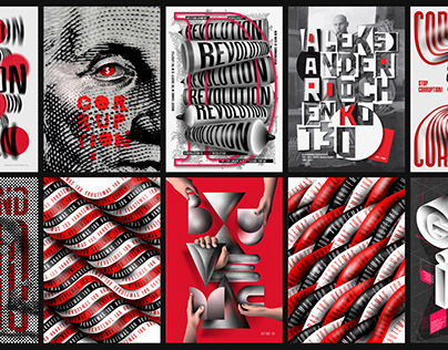 Typography V. Poster collection 12